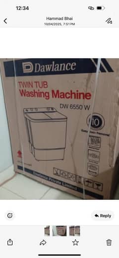 Dawlance DW 6550 Twin Tub Washing Machine