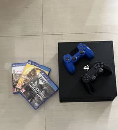 PlayStation 4 Pro - 1TB (CUH-7215B) | Games Included | Box Available