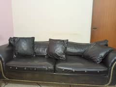 leather sofa