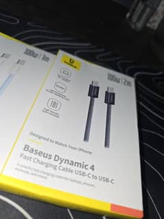 Baseus Dynamic 4 ( 100W Type C Charging Cable )