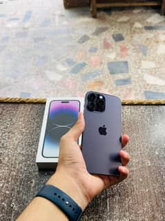 Iphone 14 Pro Max 128GB Dual Sim PTA with Box 86 Health Waterpack