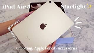 Apple iPad Air M1 Starlight Colour Like Brand New!