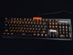 Rgb mechanical keyborad blue switcehs heavy duty