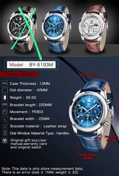 Benyar Men's & Women's Watches