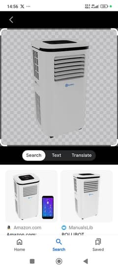Rollicool portable Ac best condition with 110/power supply