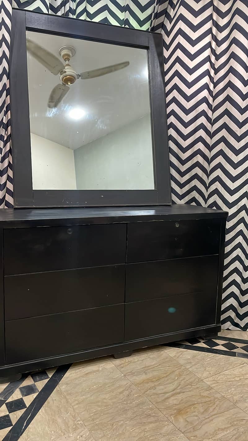 Bed set with side tables and dressing 6