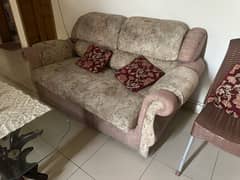 7 Seater sofa with table