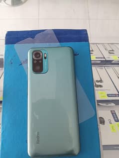 redmi note 10s (6+5/128) green colour with only box