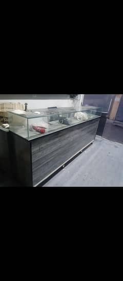 counter, showcase