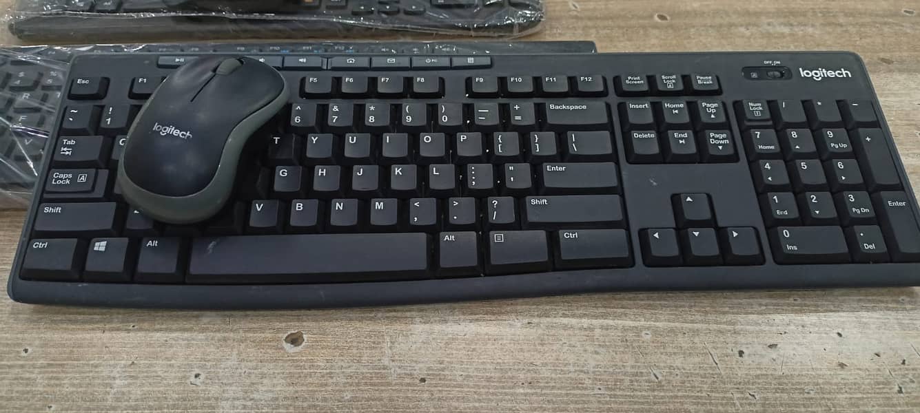 Branded wireless keyboard and mouse set 1