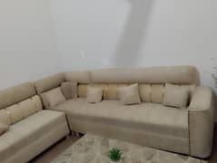 L shaped sofa. . .