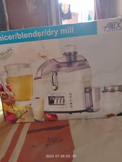 juicer/blender/dry mill ---- ANEX    Germany products