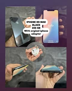 Apple iPhone XS Max 256GB Black - 9/10 Condition | Original Charger