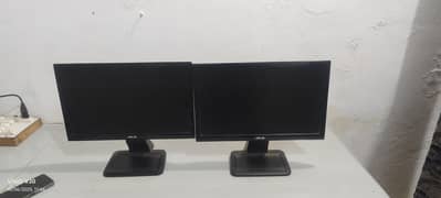 Asus 21 inch Led plus LCD condition 10 by 10 computer led