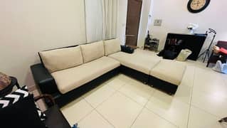 L-shaped 3 seater lounge sofa set for sale