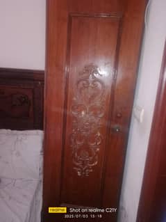 wooden wardrobe