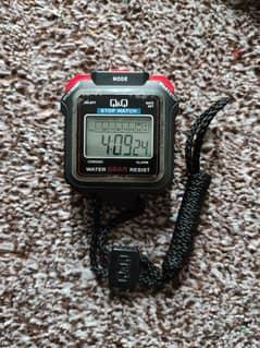 Q&Q Stop Watch Water resist