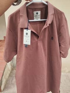 Charcoal Large Polo Shirt, Rust colour, new with tags