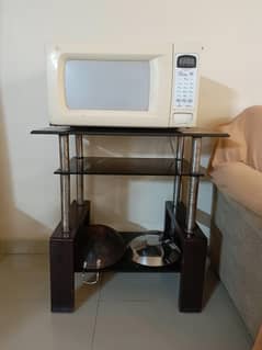 dawlance original microwave for sale with free table