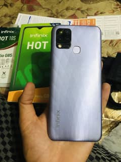 Infinix Hot 10S 6Gb/128Gb All Ok 10/10 With Complete Box Charger