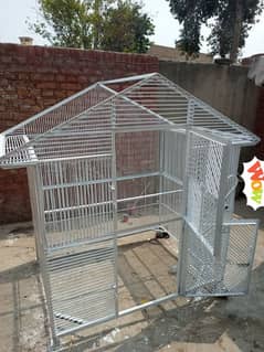 hen cage two portion.
