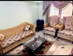 sofa set 5 setter with center table and carpet