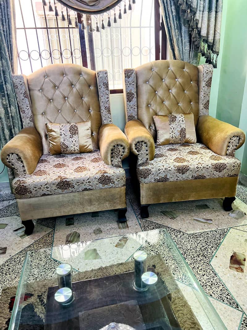 sofa set 5 setter with center table and carpet 13