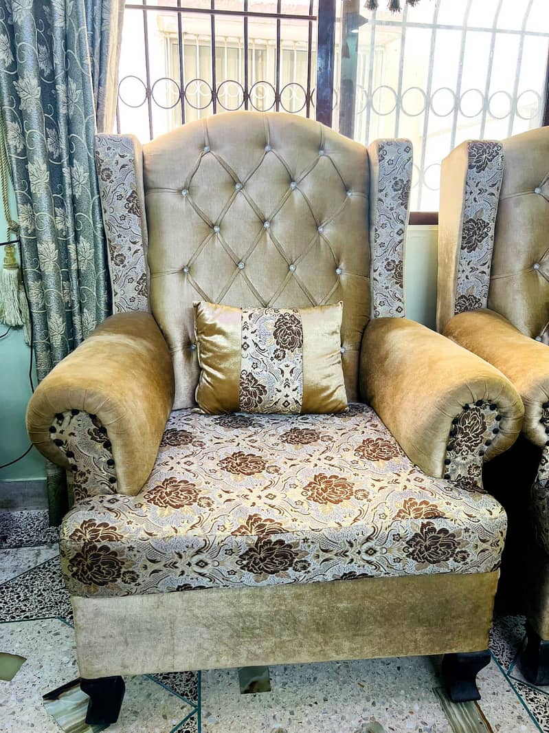 sofa set 5 setter with center table and carpet 14