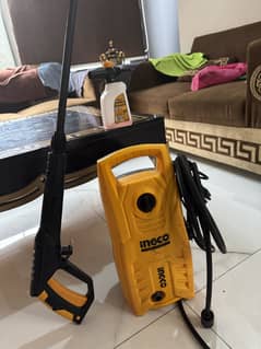 INGCO Pressure Washer 1400W 130bar With Foam maker & Adjustable Nozzle
