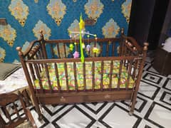 wooden baby cot for sale