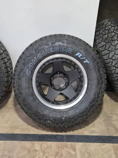 4 set of tyres + rim Surf Prado etc