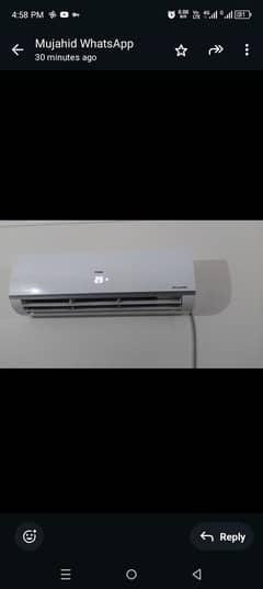 Haier DC invertor 1.5 tone one year used like brand new