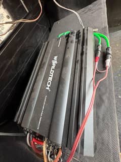 world tech amplifier and woofer