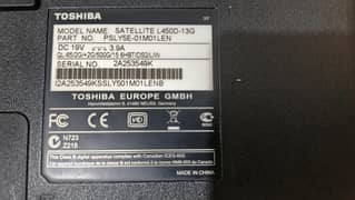 Toshiba satellite L450D