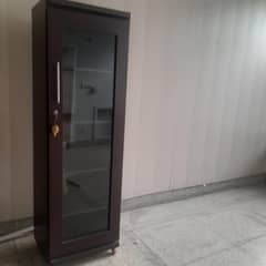 wooden showcase