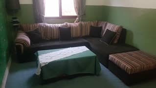 L shaped sofa set