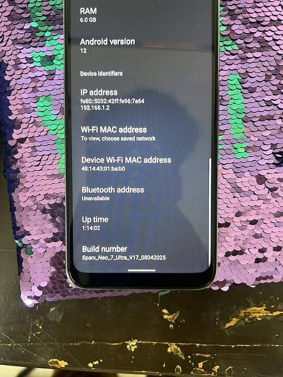 Spark Neo 7 Ultra in brand new condition box open PTA prove 6