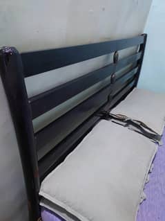 iron Bed with Molty Foam Mattress