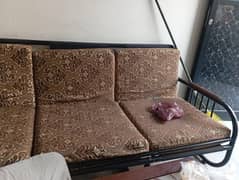 5 seater Iron piped sofa