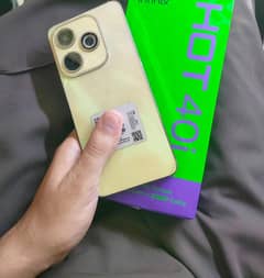 infinix hot 40i 8+8 ram 128 gb memory with complete box