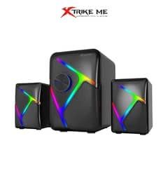 Xtrike Me SK-610 2.1 Stereo Wired RGB Gaming Speakers with Subwoofer