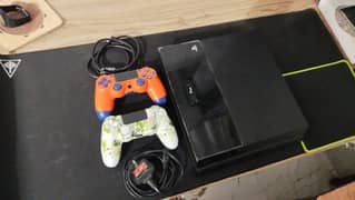 ps4 fat jailbreak 1tb with 2 controller 10%8