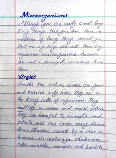 handwriting assignment