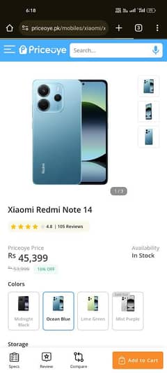 Redmi note 14 new