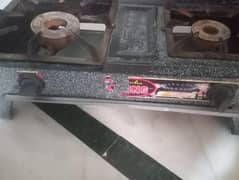 2 Flames gas stove