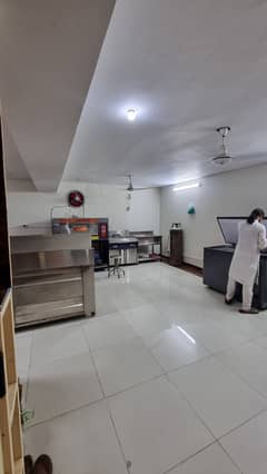 fast foot resturant with all kitchen machinery