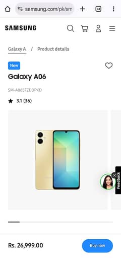 Samsung A06 4GB/64GB