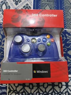 Xbox 360 wired controller blue edition
