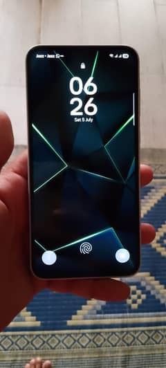 samsung a35.5G.  in blue color