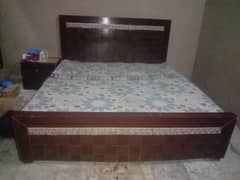 King size bed with mattress